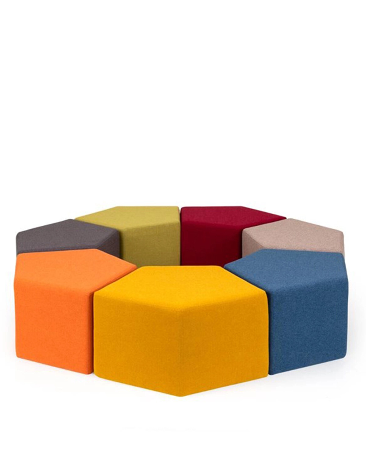 pentagon poufs