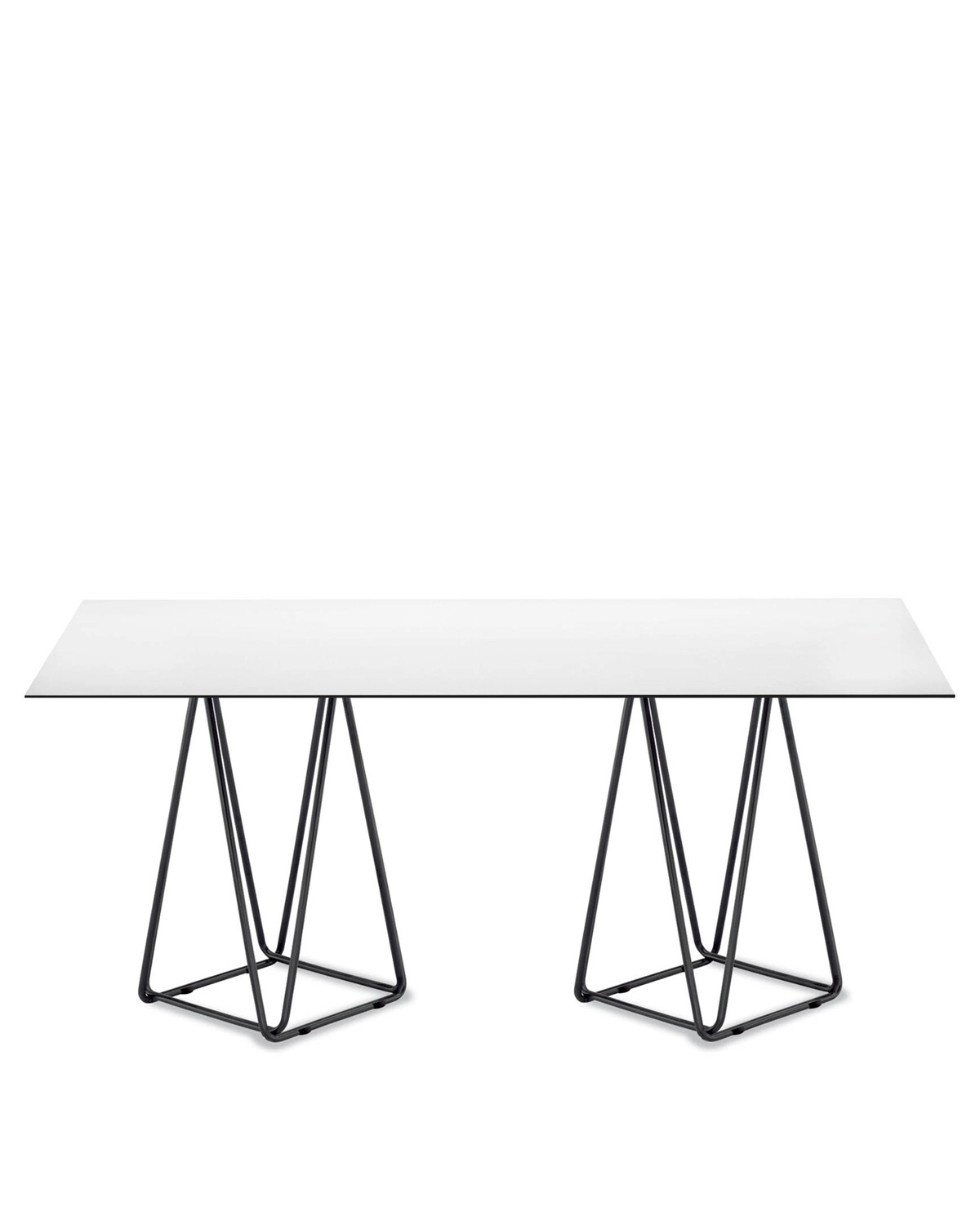 trio dikdörtgen masa